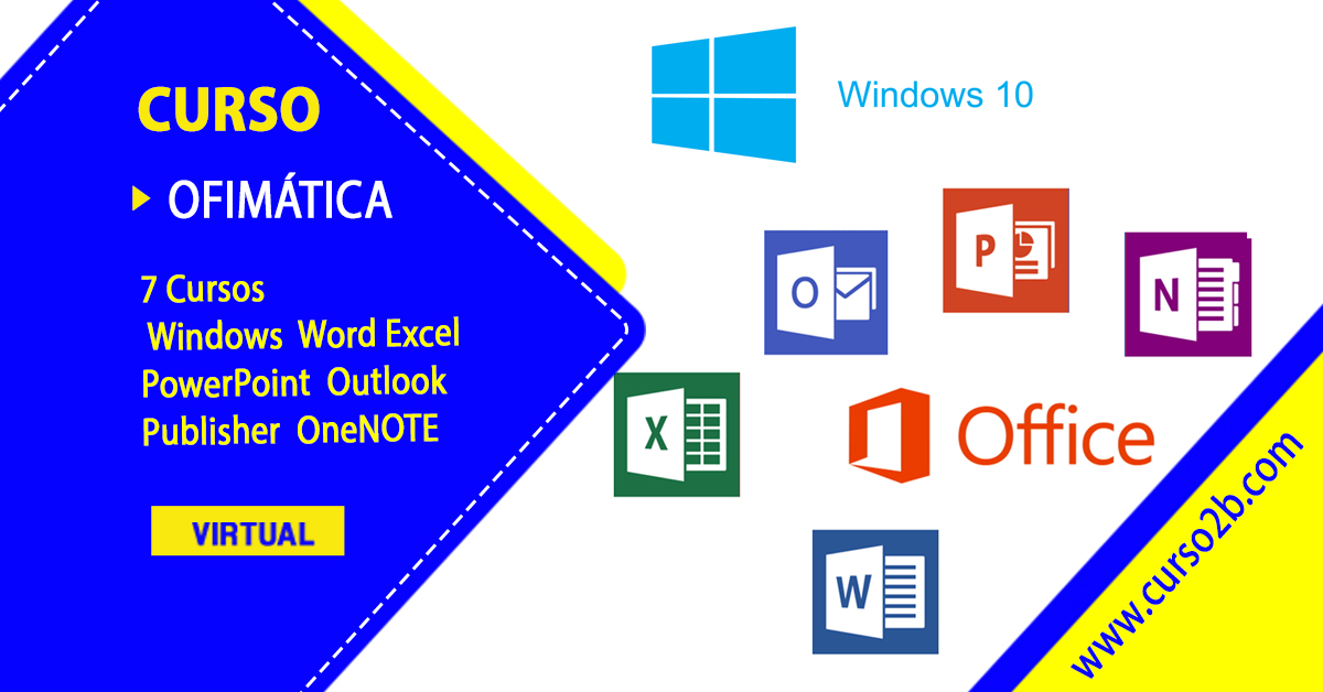7 Cursos Windows Word Excel PowerPoint Outlook Publisher OneNOTE